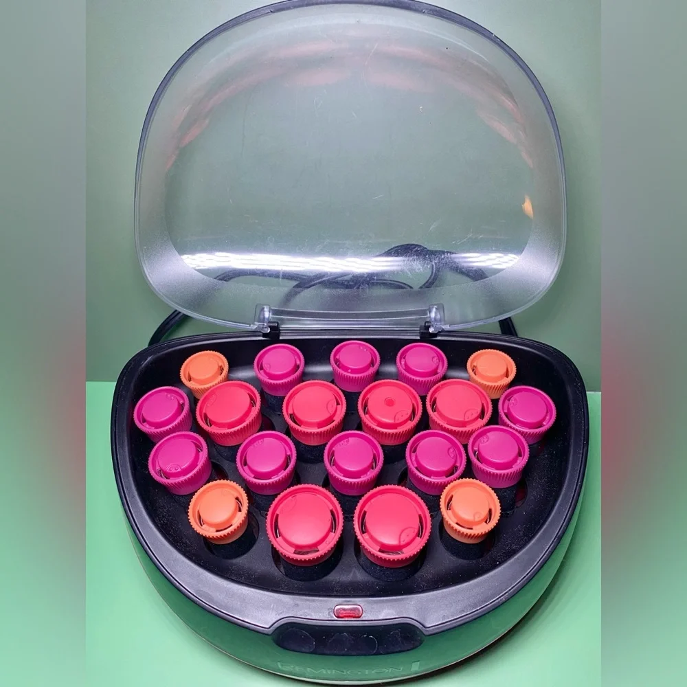 Remington H-5600 Ionic‎ Conditioning Hair Setter 20 Heated Rollers with Clips